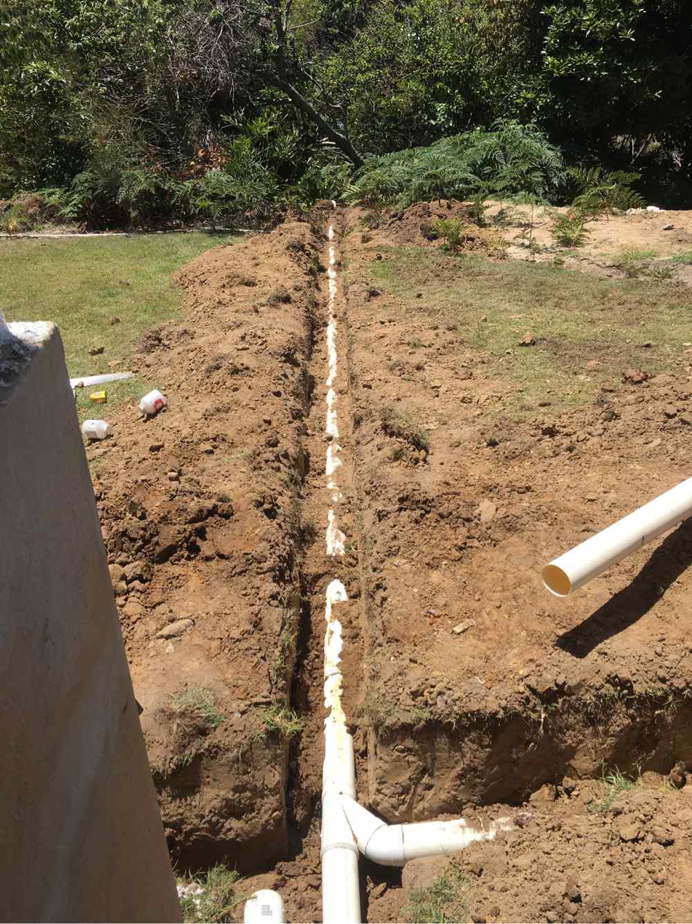 Installing New Underground Pipes — Plumbers in Central Coast, NSW