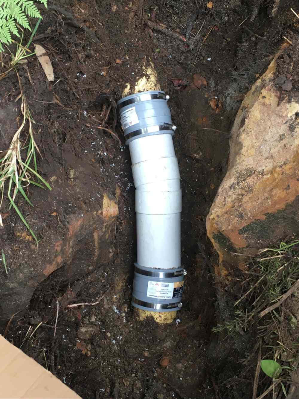 Installing New Pipes Underground — Plumbers in Central Coast, NSW