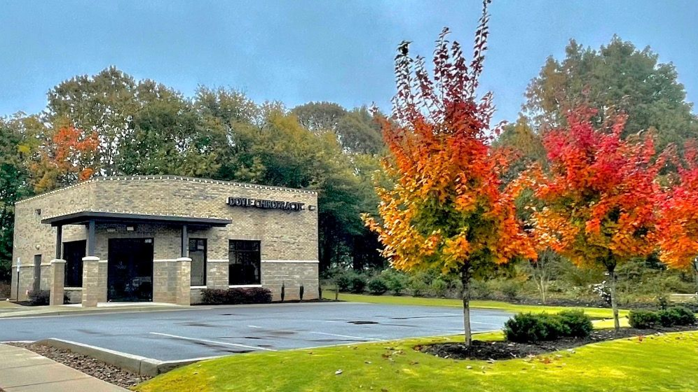 A woman is getting a cupping massage on her back.