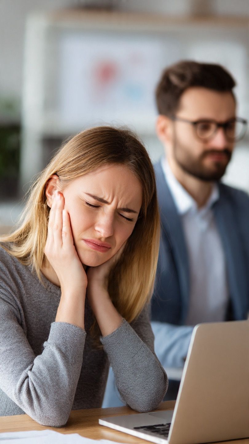 A woman is getting a cupping massage on her back.
