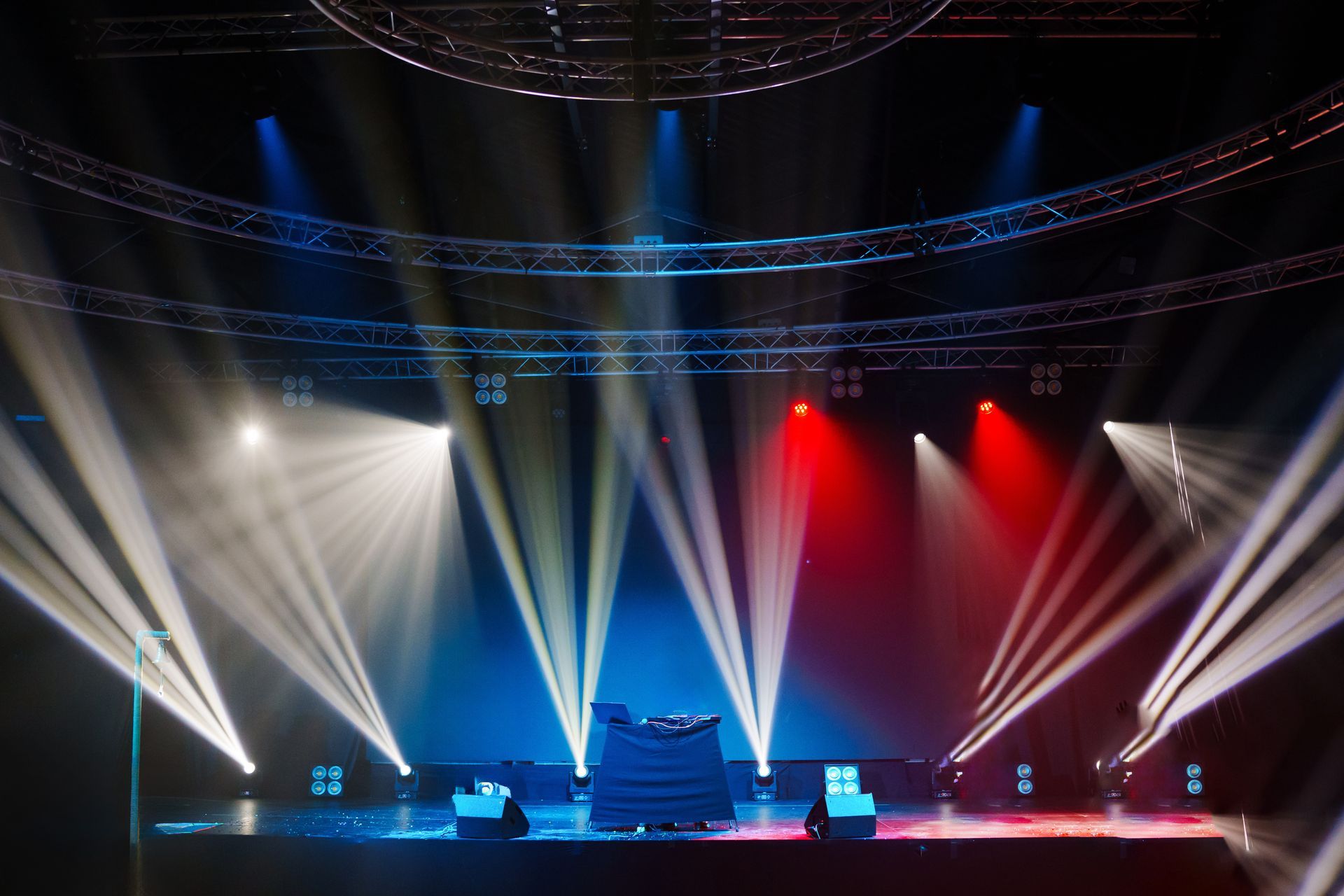 Concert stage lights. Concert stage lights.