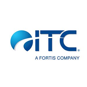 Itc a fortis company logo on a white background