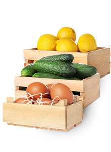 wholesale produce in crates