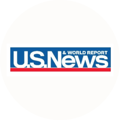 Logo for U.S. News and World Report - Recognized as a top nursing facility