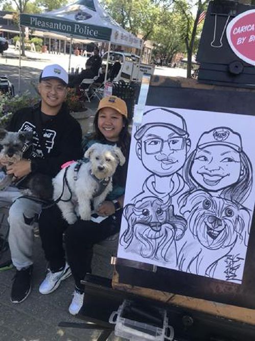 Caricature artist