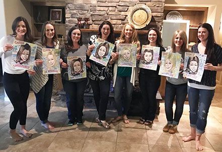 Caricatures group