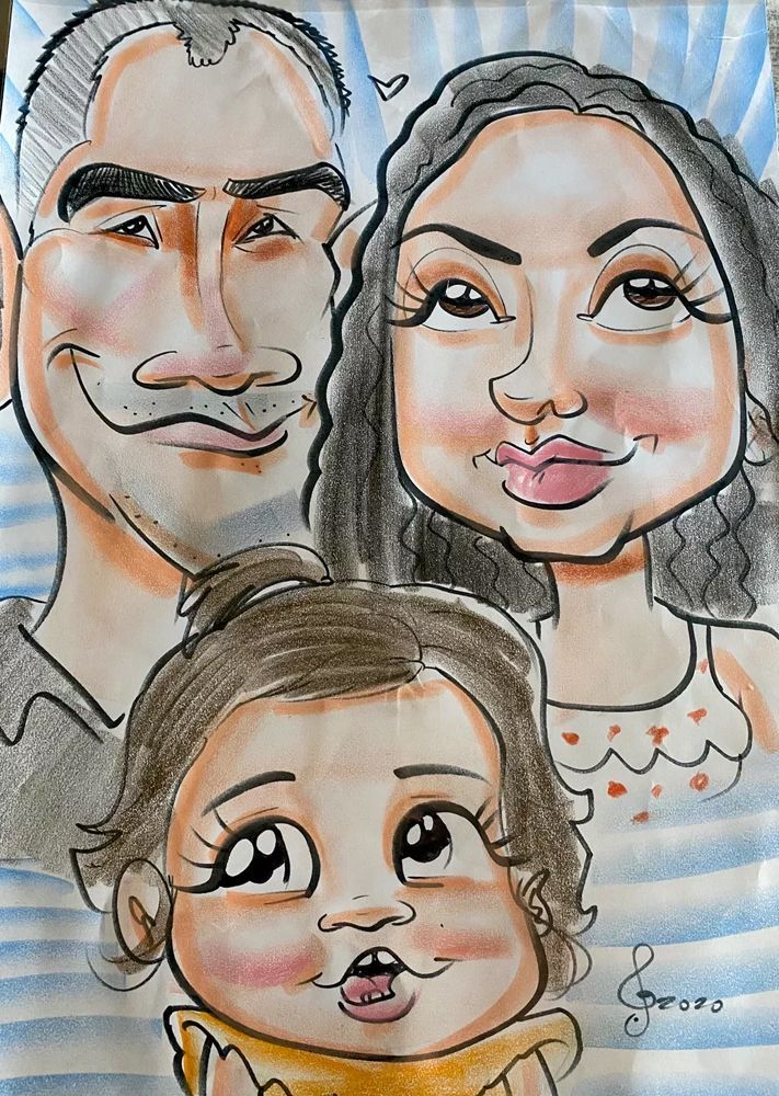 Shahin Guitierrez Caricature Artist