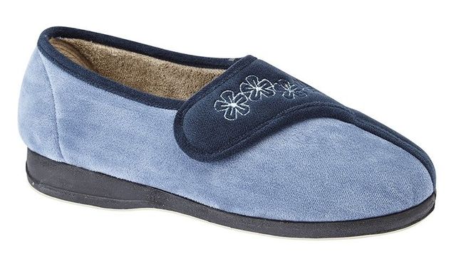 Ladies Slippers with Velcro Closure