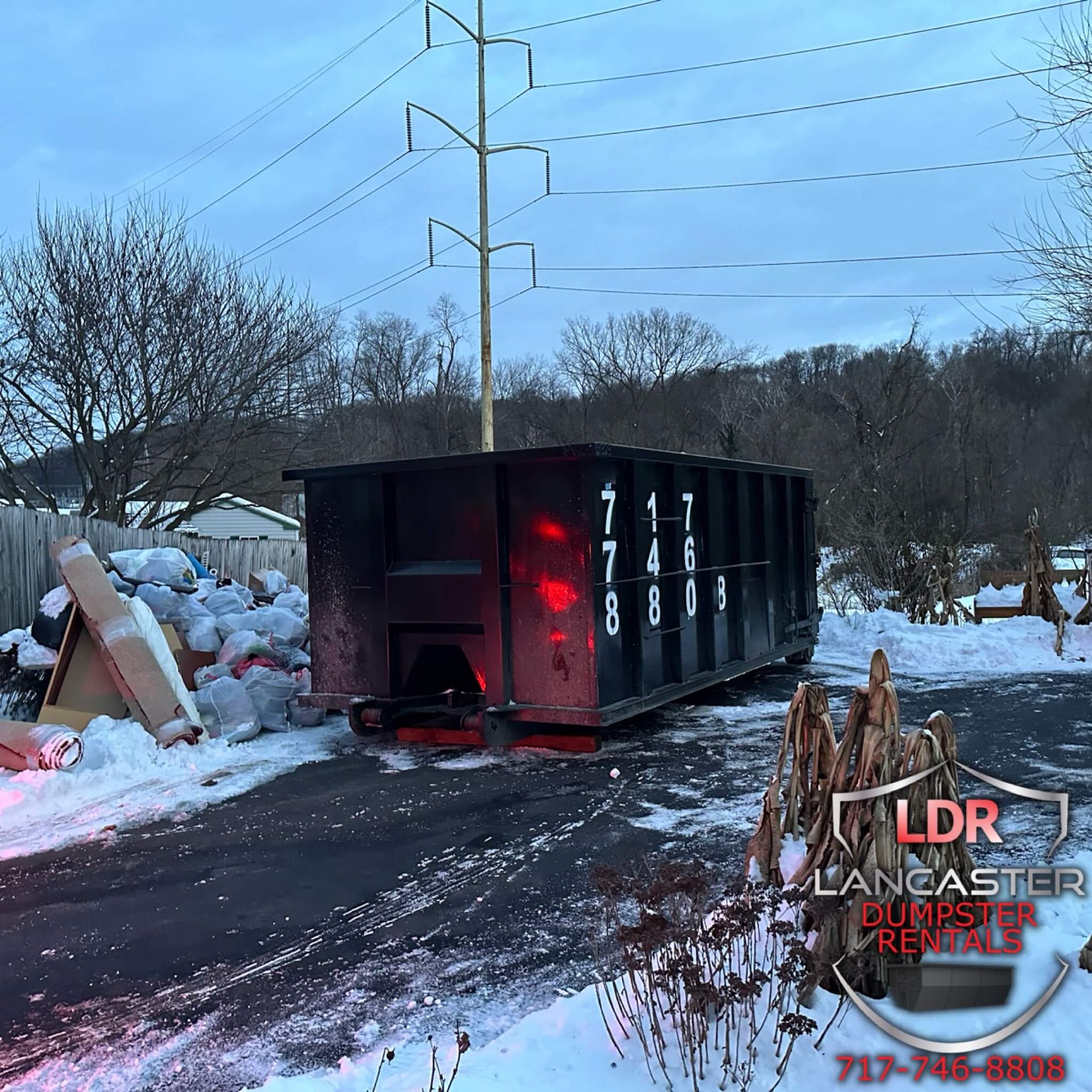 Affordable dumpster in Willow Street Pa