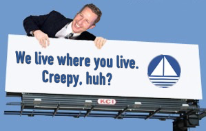 billboard with bob's image