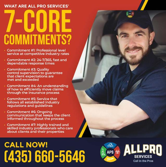 All Pro Services & Core Commitments to their customers