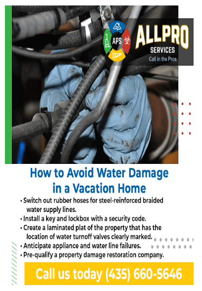 All Pro Services Article on how to prevent water damage to your vacation home