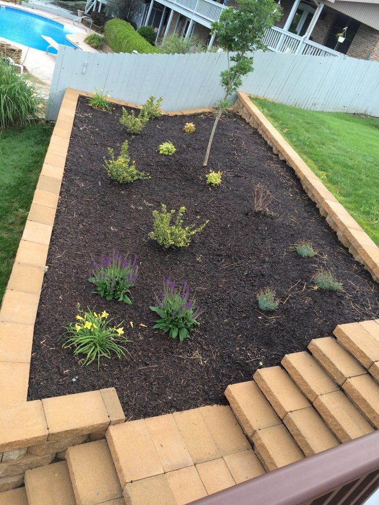 A garden with stairs — Jasper, IN — Green Thumb Landscaping and Garden Center 