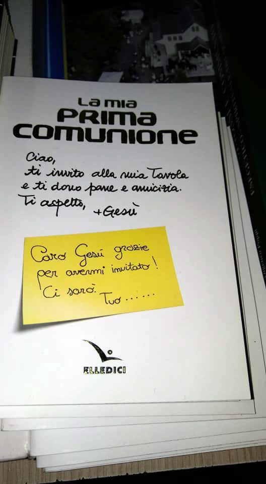 libro la mia prima comunione