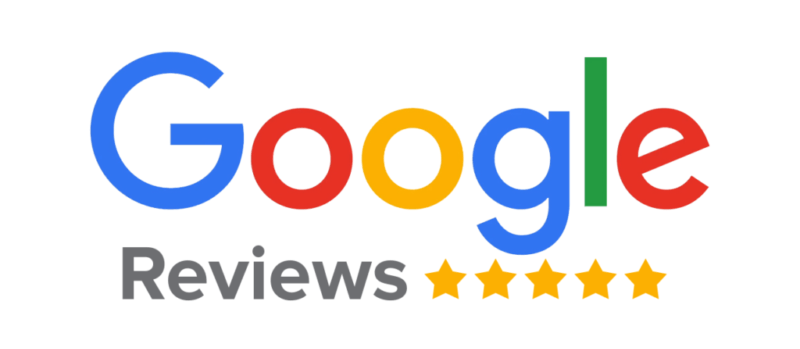 A google review logo on a white background.