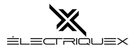 Logo for ElectriqueX, featuring a stylized 