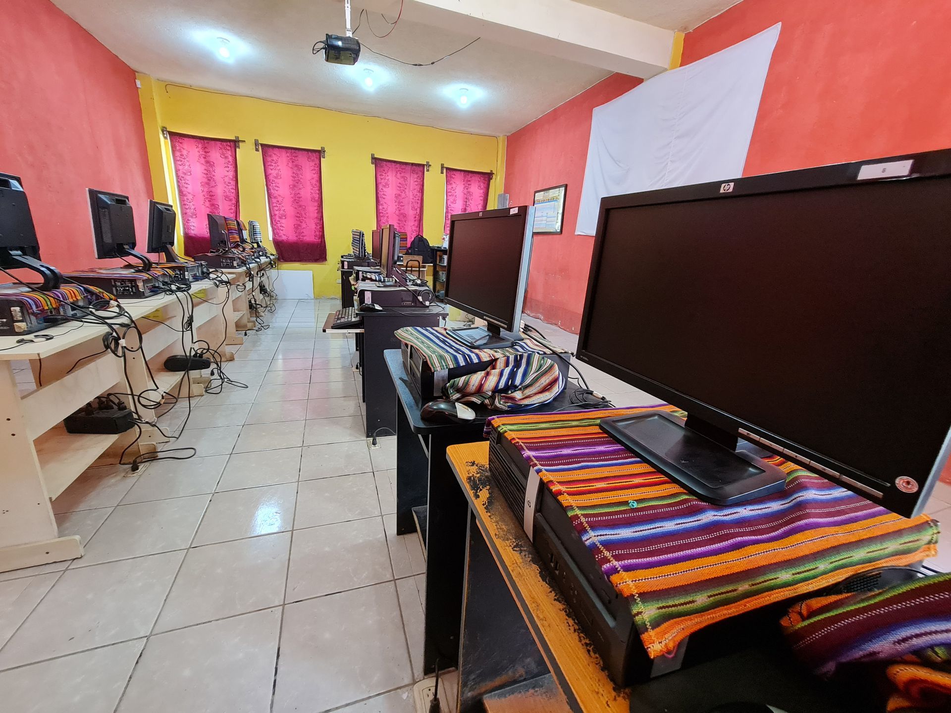 Cunen School in Guatemala classroom