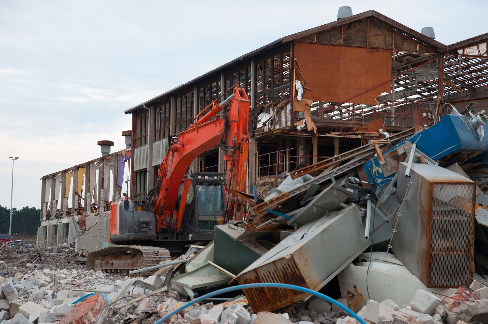 Demolition of an Old Industrial Building — Bendigo, VIC — Ashworth Demolitions
