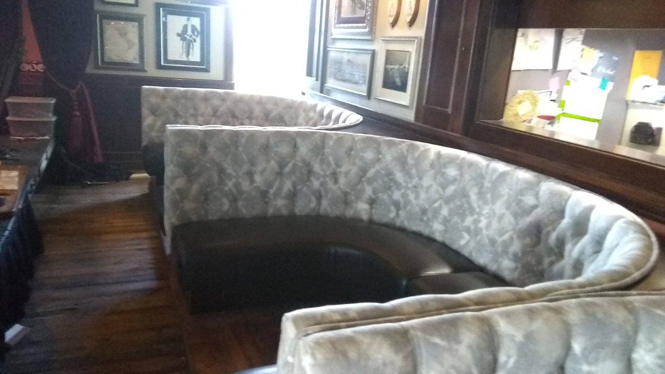 Beautiful cushions for a seat in Fleetwood on Front Street