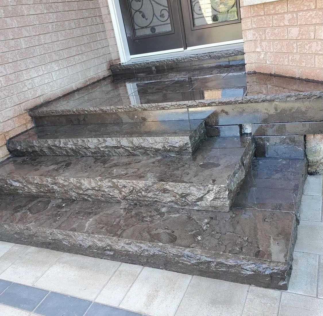 Patio Stone Steps Natural Stone Steps Markham ON