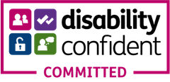 Disability confident committed badge