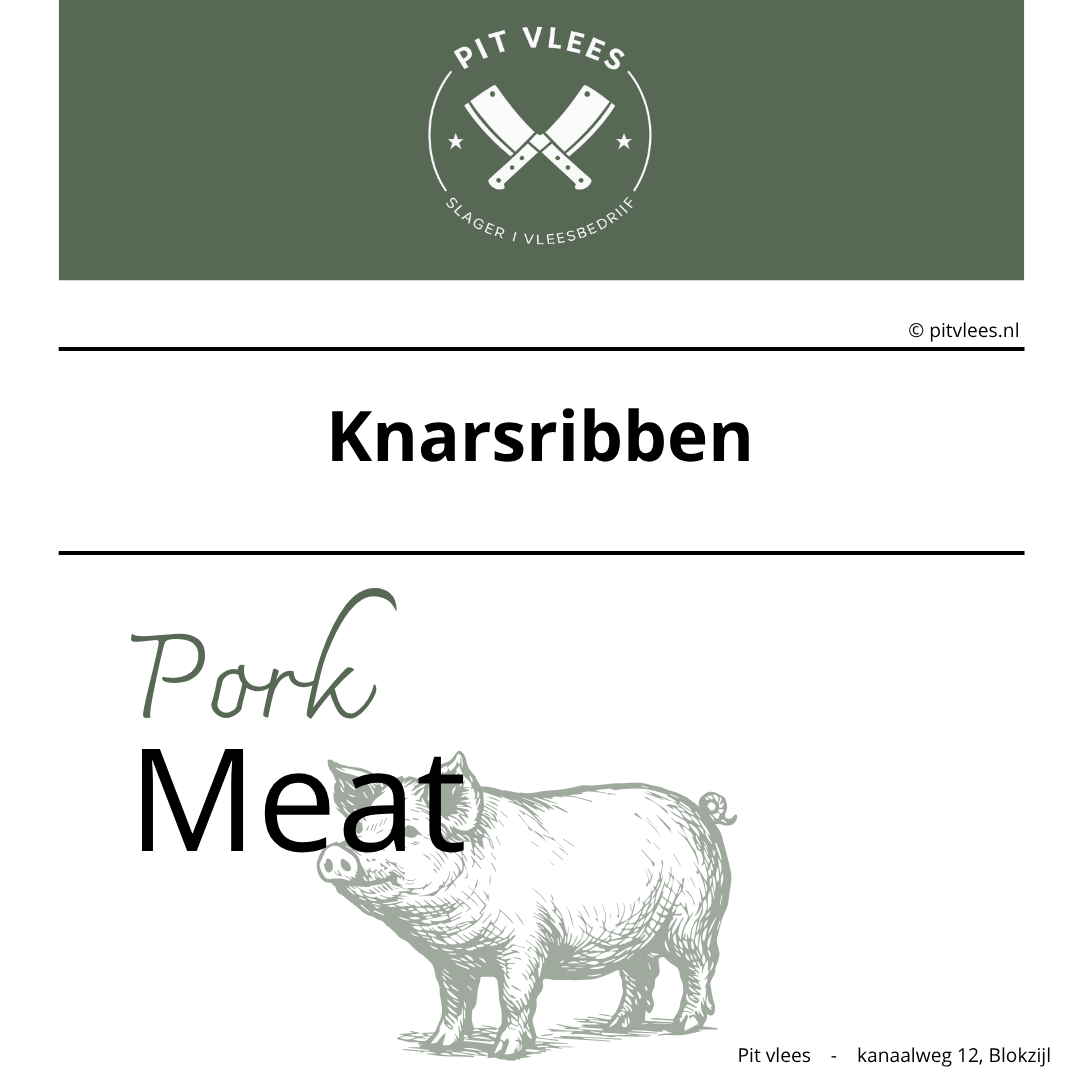 alt= pit vlees knarsribben