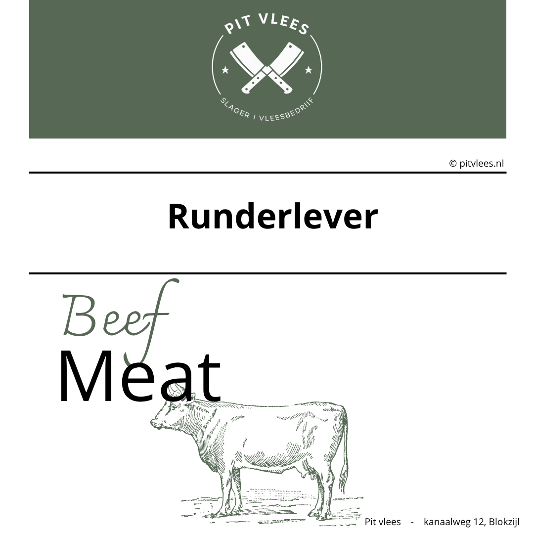 alt= pit vlees runderlever