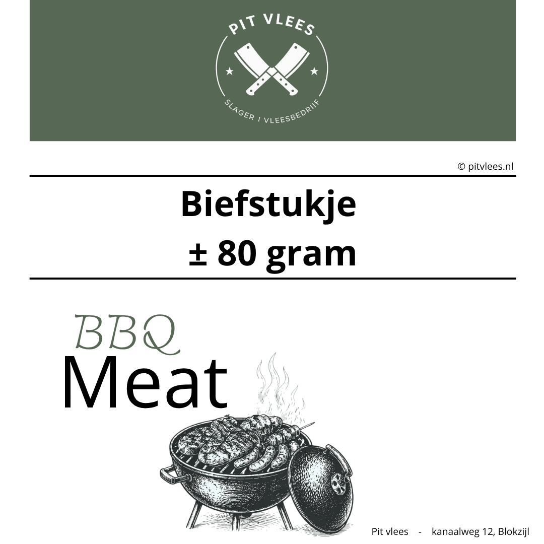 Biefstukje ± 80 gram