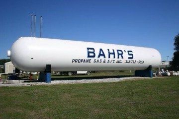 Big Propane Tank - Zephyrhills, FL - BAHR’S Propane Gas And A/C Inc.