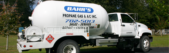 Propane Truck - Zephyrhills, FL - BAHR’S Propane Gas And A/C Inc.