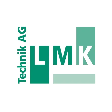 Ein grün-weißes Logo für eine Firma namens Technik AG