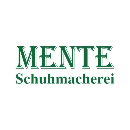 Ein Logo für eine Firma namens mente schuhmacherei