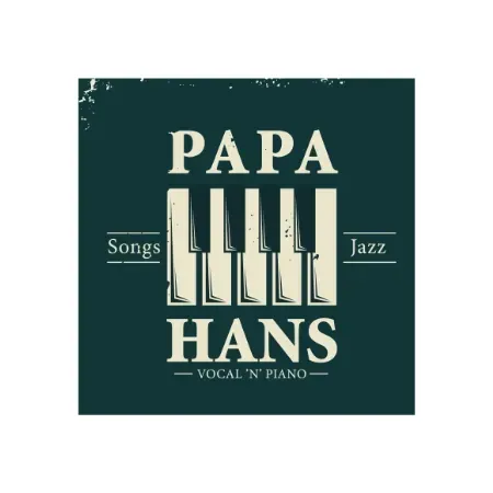 Ein Logo für Papa Hans Gesang und Klavier