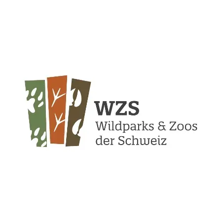 A logo for wzs wildparks and zoos der schweiz