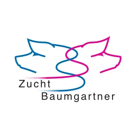 Ein Logo für eine Firma namens Zucht Baumgartner