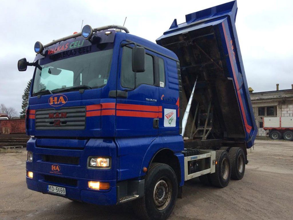 MAN TGA , pašizgāzēju noma