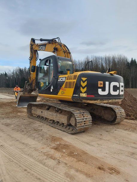 JCB160, Ķēžu ekskavators, tehnikas noma