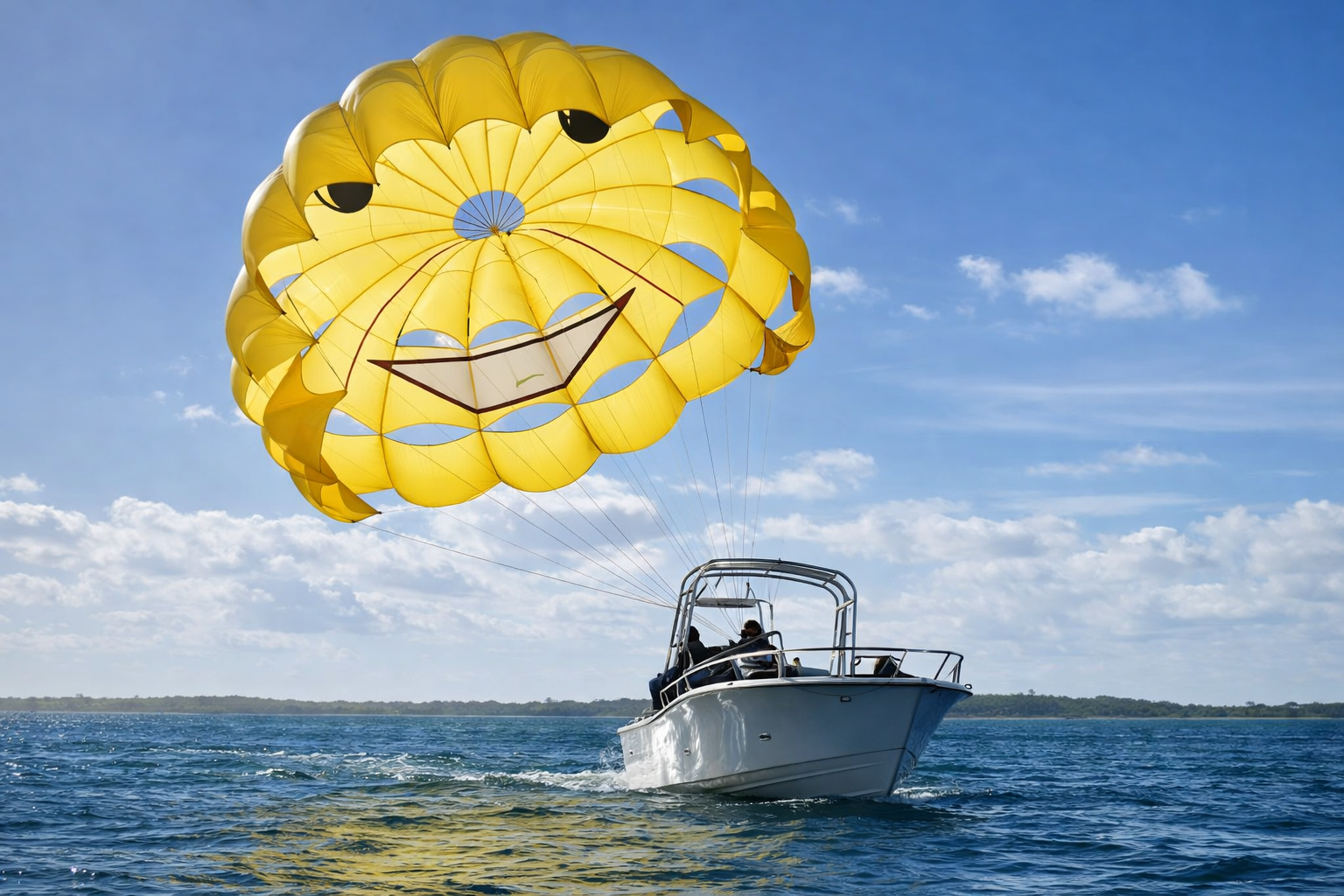 Chicago parasailing adventure above the water