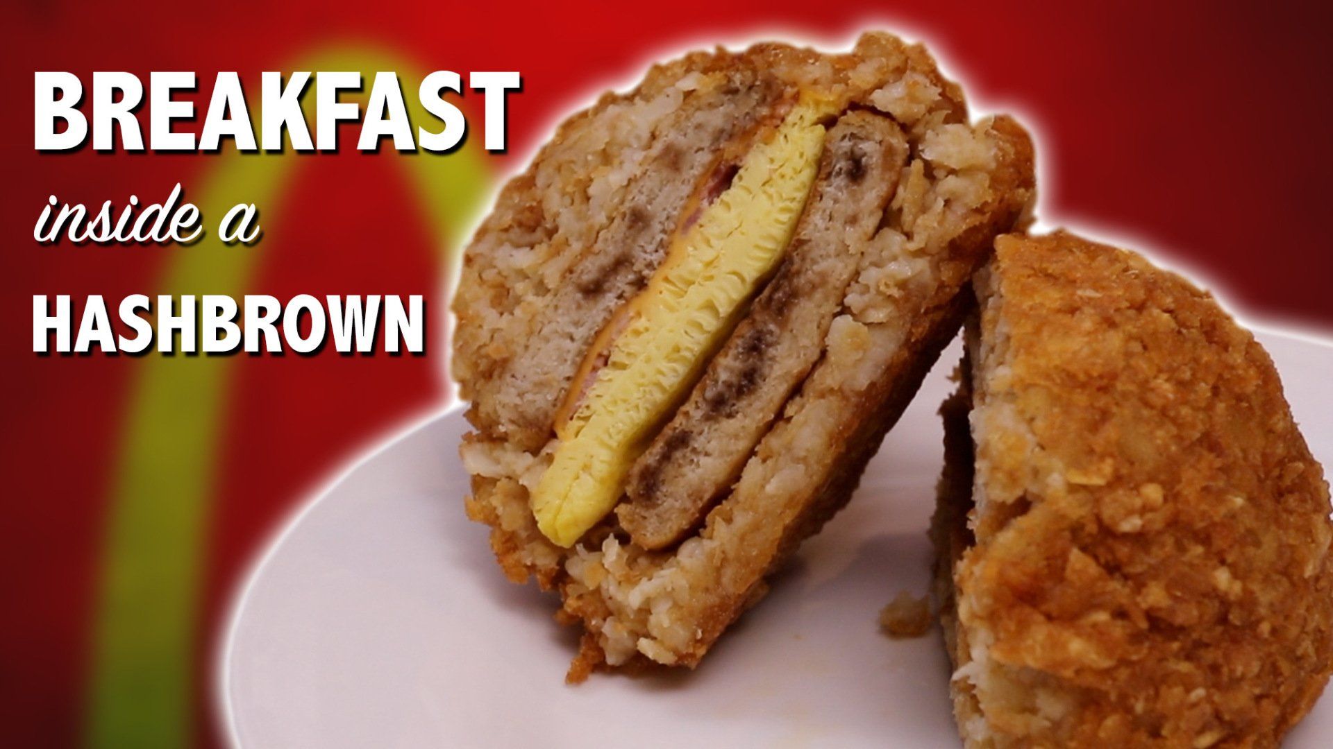 DIY BREAKFAST INSIDE A HASH BROWN