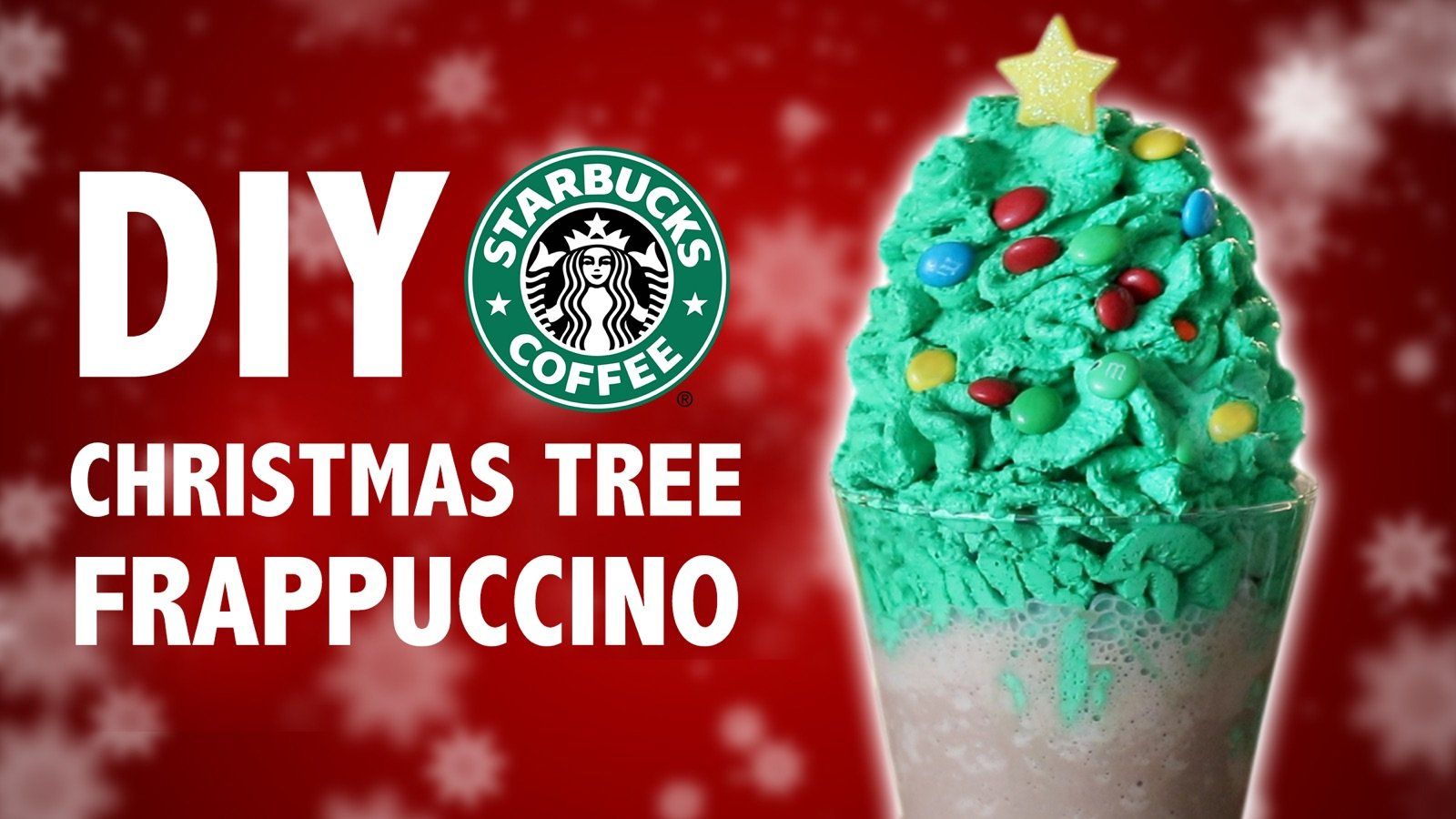 DIY CHRISTMAS TREE FRAPPUCCINO