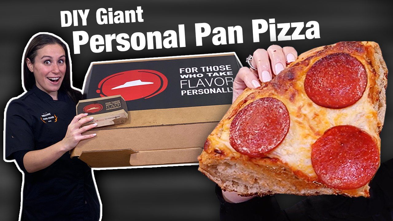 World's Largest Personal Pan Pizza 🍕