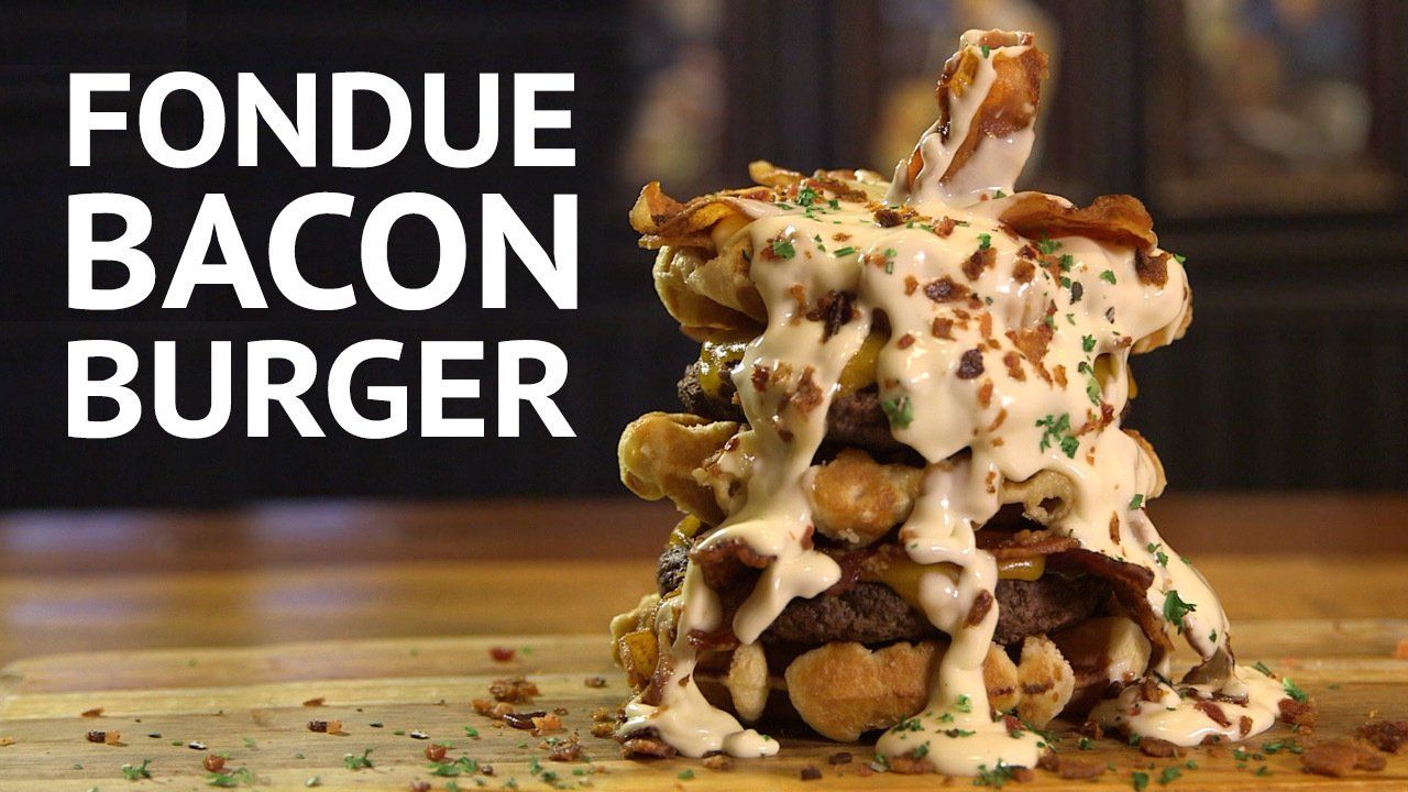 FONDUE BACON BURGER