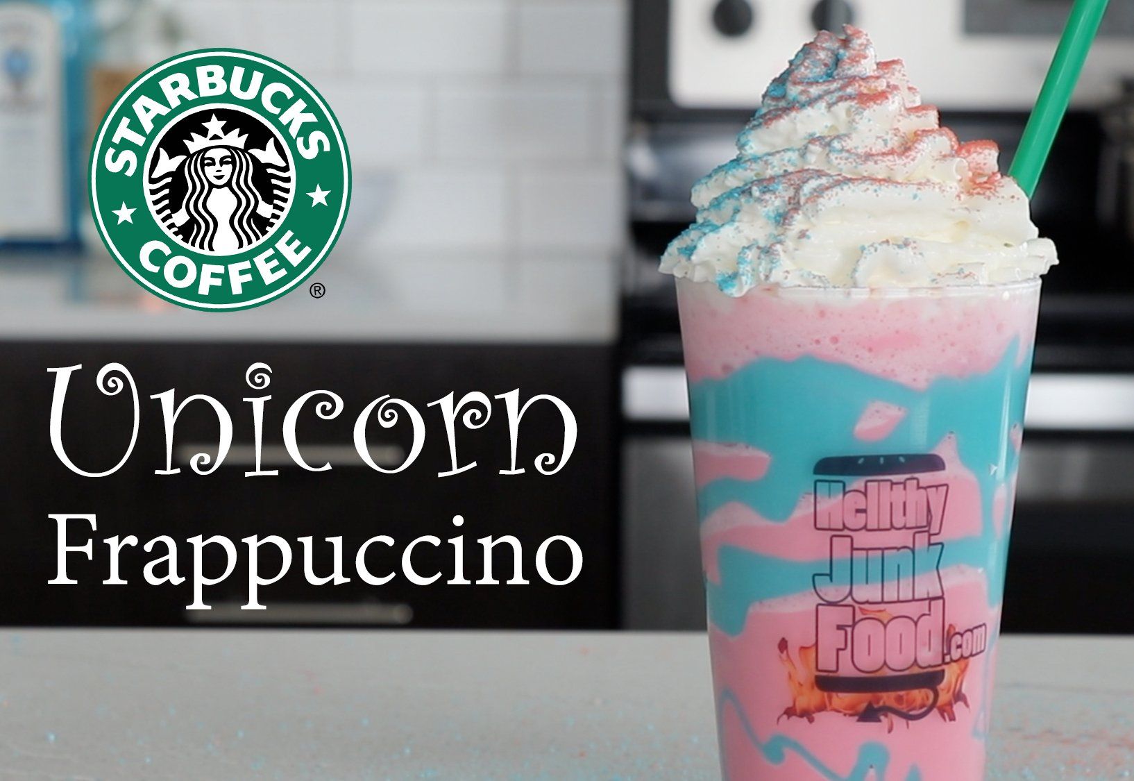 DIY UNICORN FRAPPUCCINO