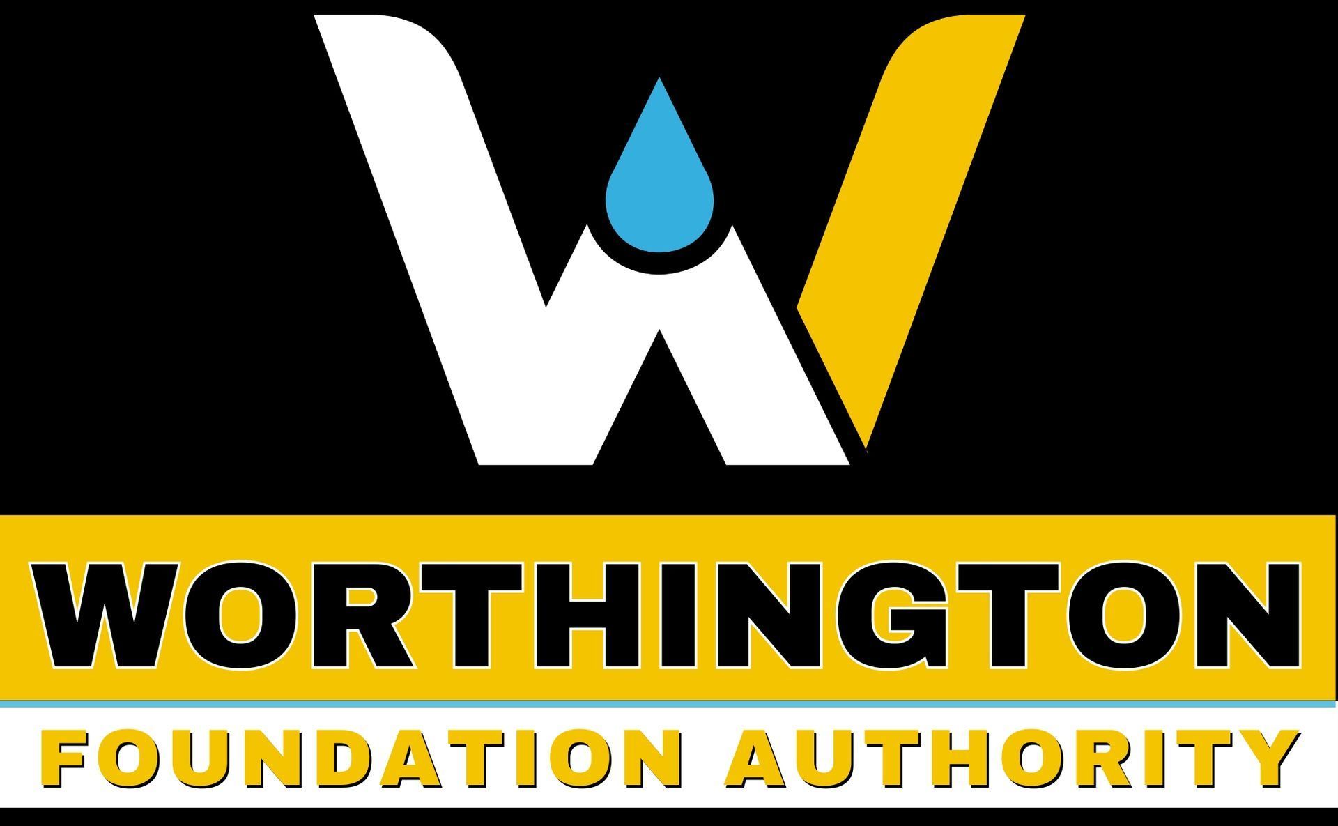 Logo for Worthington Foundation Authority: white 