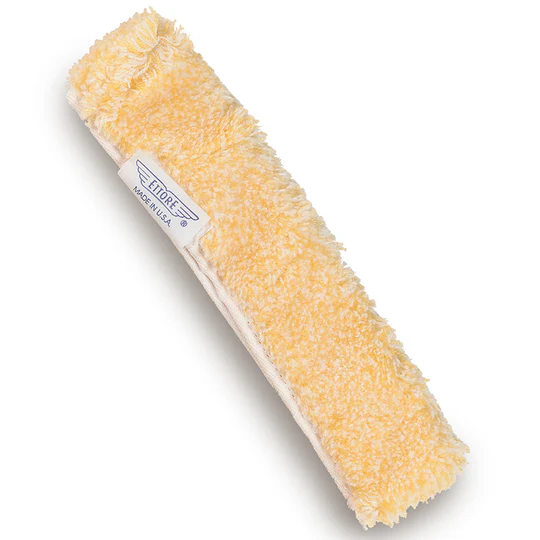 Yellow microfiber window washer refill.