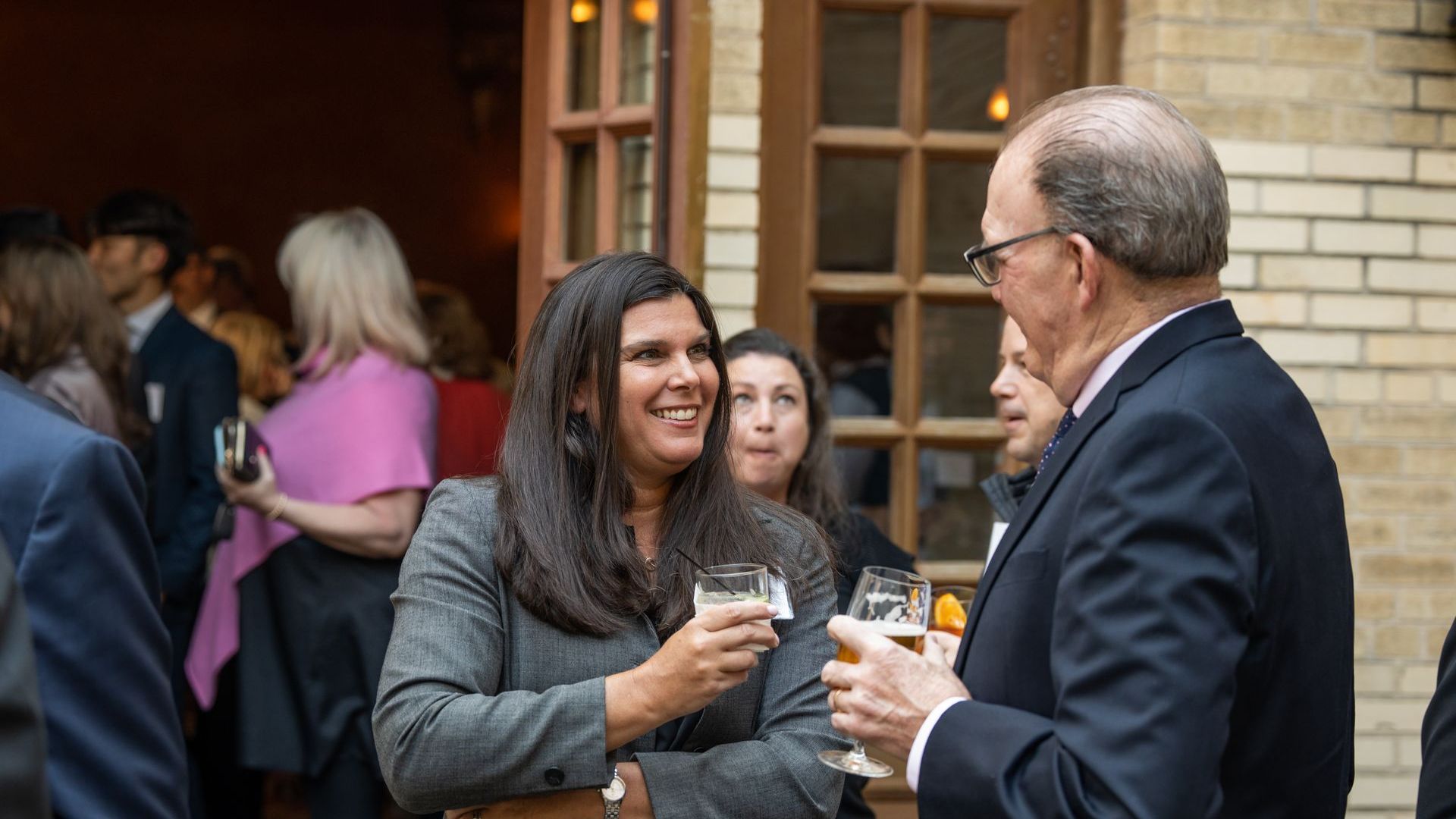 Georgia Bio members networking at the 2023 Golden Helix Awards