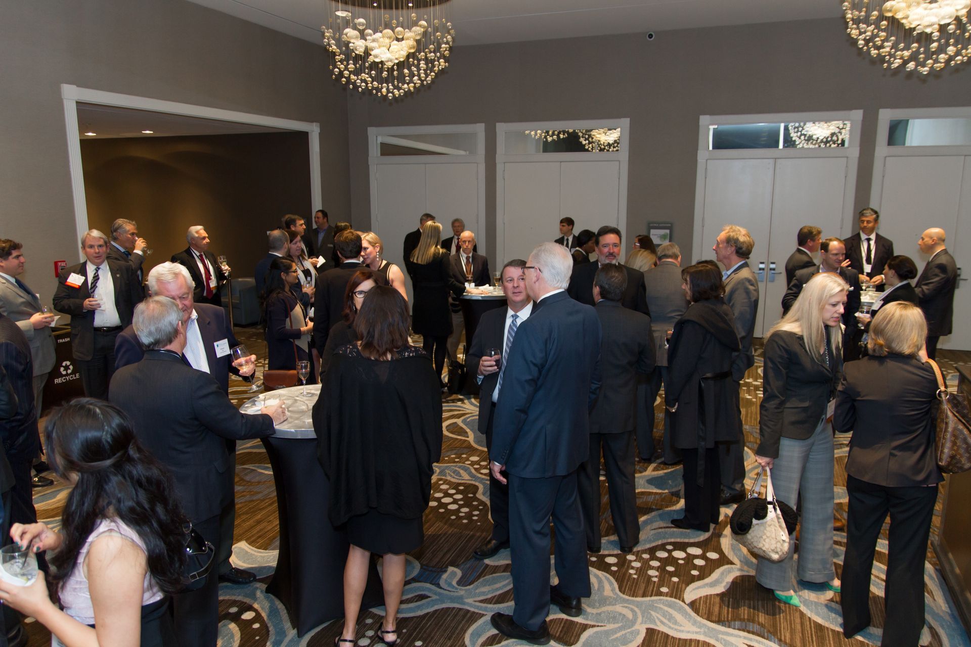 Members networking at a Georgia Bio event