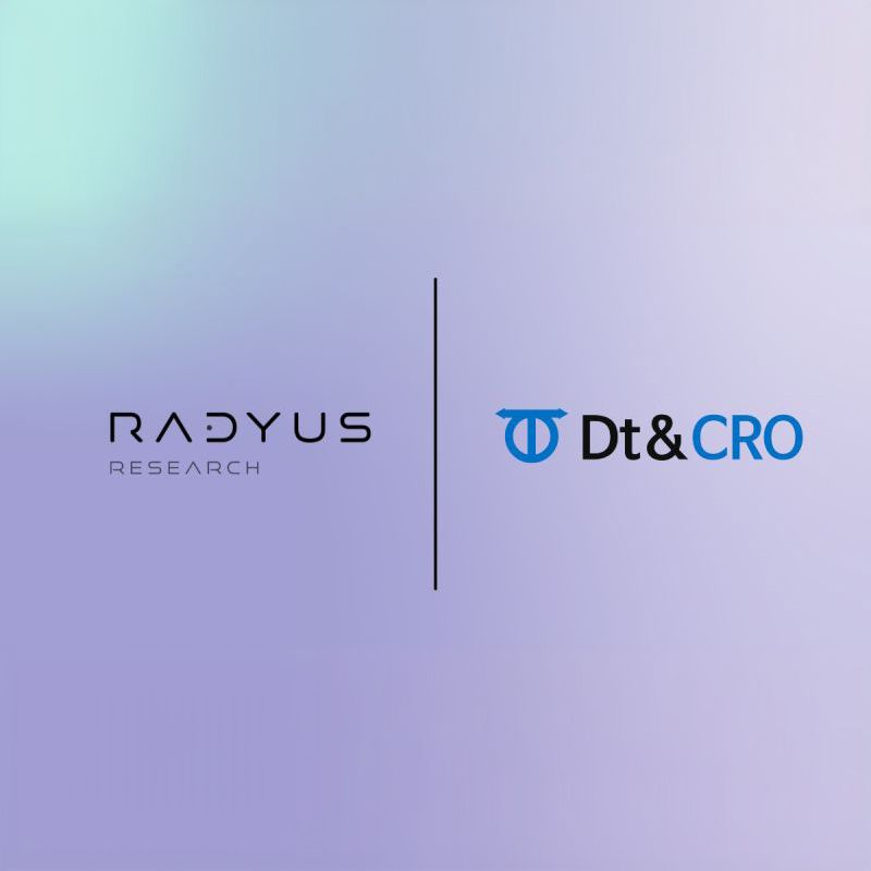 Rdyus Research and Dt&CRO logo lockup