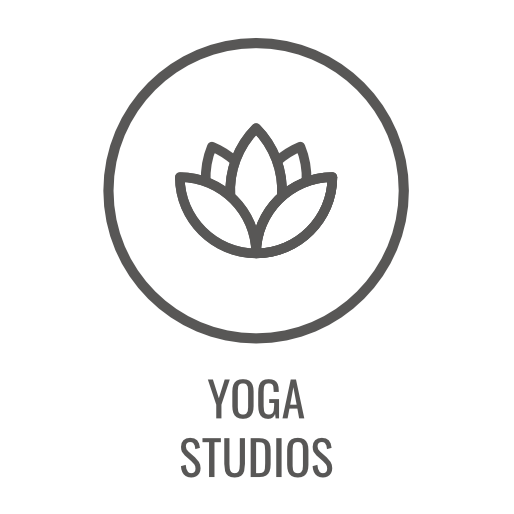 Icon of a lotus flower in a circle, labeled 