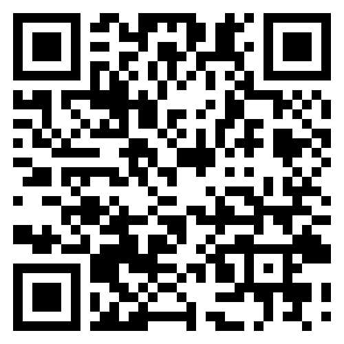 A black and white qr code on a white background.